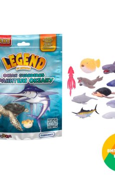 Стретч-игрушка сюрприз в виде животного Sbabam Legend Of Animals Макси хранители океана, от 3 лет, 10 шт (106/CN24-CDU)