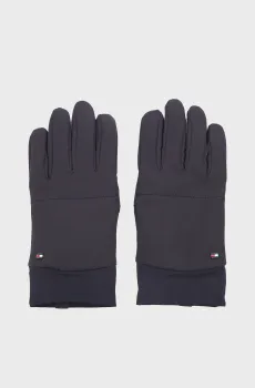 Мужские темно-синие перчатки CORP Синий S-M Tommy Hilfiger AM0AM13601