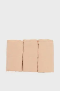 Женские бежевые трусики (3 шт) Бежевый S womensecret 7682867