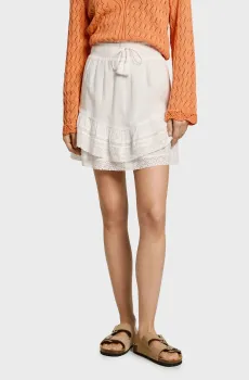 Женская белая юбка ELENA Белый M Pepe Jeans PL901188