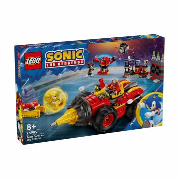 Конструктор LEGO Sonic The Hedgehog Супер Соник против Яйца-бурильщика, 590 деталей, с 8 лет (76999) Конструктор LEGO Sonic The Hedgehog Супер Соник против Яйца-бурильщика, 590 деталей, с 8 лет (76999)