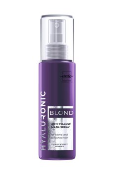 Маска-спрей Unic Hyaluronic Blond Anti-Yellow Mask-Spray для светлых и обесцвеченных волос, 150 мл