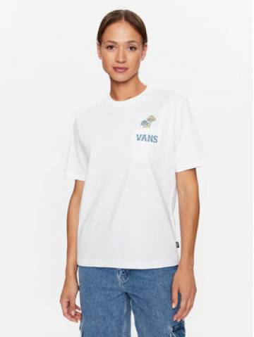 Vans Футболка Better Daze Pocket Tee VN000ADF Білий Regular Fit Vans Футболка Better Daze Pocket Tee VN000ADF Білий Regular Fit