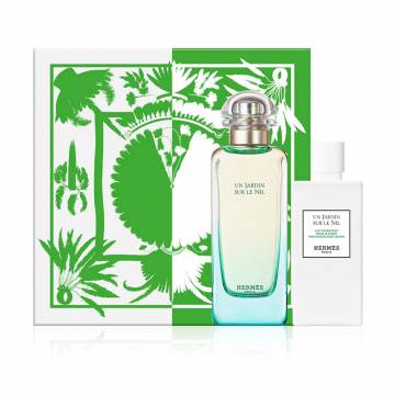 Парфюмированный набор женский Hermes Un Jardin Sur Le Nil Set (туалетная вода, 100 мл + лосьон для тела, 80 мл) Парфюмированный набор женский Hermes Un Jardin Sur Le Nil Set (туалетная вода, 100 мл + лосьон для тела, 80 мл)