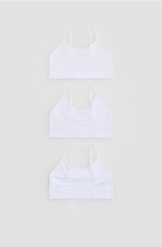 Reserved - Білизняний топ, набір з 3 - білий - 202JL-00X