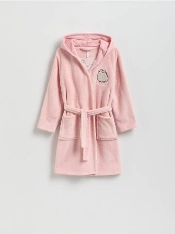 Reserved - GIRLS` DRESSING GOWN - пильно-рожевий - 778GE-39X Reserved - GIRLS` DRESSING GOWN - пильно-рожевий - 778GE-39X