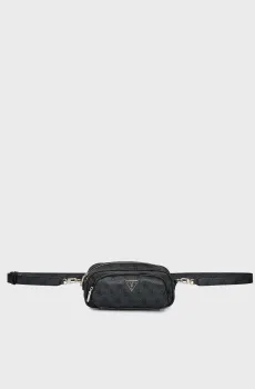 Женская темно-серая сумка с узором POWER PLAY Серый ONESIZE Guess HWSL9006140