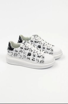 Кожаные кроссовки Karl Lagerfeld KAPRI