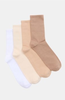 Шкарпетки, 4 пари - бежевий
