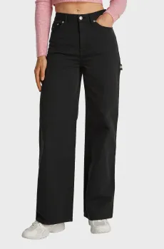 Женские черные брюки TJW CLAIRE HR WD CARPENTER Черный 29-32 Tommy Jeans DW0DW19394
