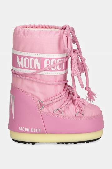 Детские сапоги Moon Boot ICON NYLON цвет розовый 80D1400440 Детские сапоги Moon Boot ICON NYLON цвет розовый 80D1400440