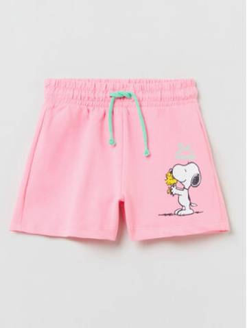 OVS Шорти з тканини 1759688 Рожевий Regular Fit OVS Шорти з тканини 1759688 Рожевий Regular Fit