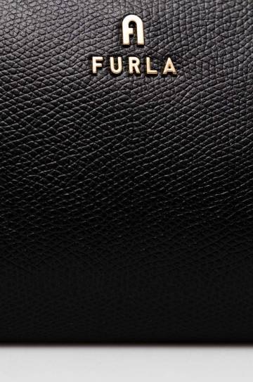 Кожаная косметичка Furla Ares цвет чёрный Кожаная косметичка Furla Ares цвет чёрный