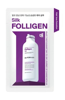 Шампунь Dr.FORHAIR Folligen Silk Shampoo для поврежденных волос, 10 мл