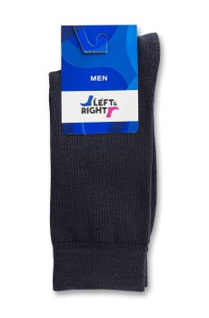 Носки мужские Лівий&Правий 210, классические, 00 темно-серые, размер 40-41