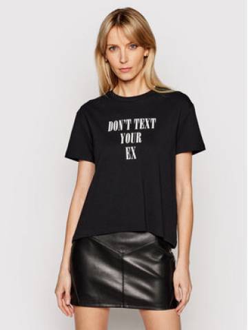 Silvian Heach Футболка Gomlu PGP21654TS Чорний Regular Fit Silvian Heach Футболка Gomlu PGP21654TS Чорний Regular Fit