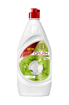 Концентрированное средство для мытья посуды Galax Яблоко, 480 г