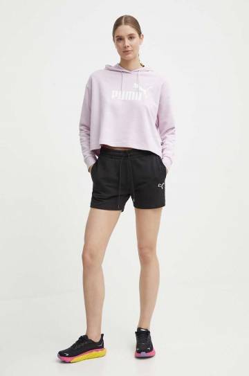 Кофта Puma женская цвет розовый с капюшоном с принтом Кофта Puma женская цвет розовый с капюшоном с принтом