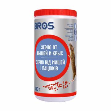 Зерно от мышей и крыс Bros, 300 г Зерно от мышей и крыс Bros, 300 г