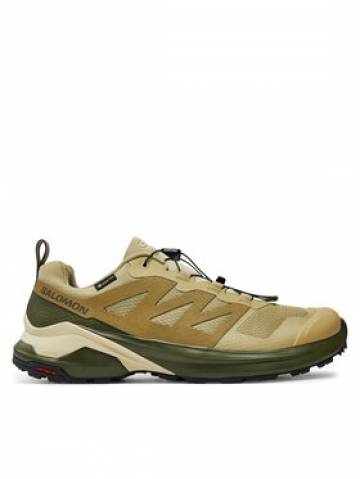 Salomon Взуття для бігу X-Adventure Gore-Tex L47592500 Зелений Salomon Взуття для бігу X-Adventure Gore-Tex L47592500 Зелений