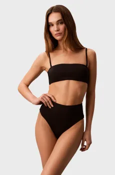 Женский черный лиф от купальника BANDEAU Черный L Calvin Klein LV00Q62845