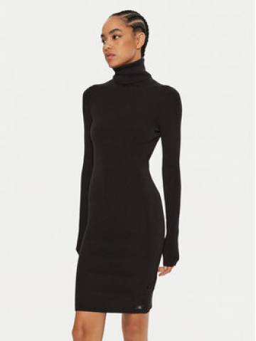 Calvin Klein Jeans Трикотажна сукня J20J224150 Чорний Slim Fit Calvin Klein Jeans Трикотажна сукня J20J224150 Чорний Slim Fit