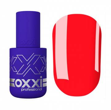Гель-лак для ногтей Oxxi Professional 288 Неоновый коралловый, эмаль, 10 мл