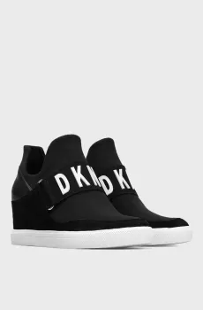 Женские черные ботильоны COSMOS - SNEAKER WED Черный 40.5 DKNY K2855698
