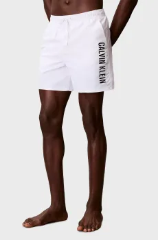 Мужские белые плавательные шорты MEDIUM DRAWSTRING Белый L Calvin Klein LV00N61047
