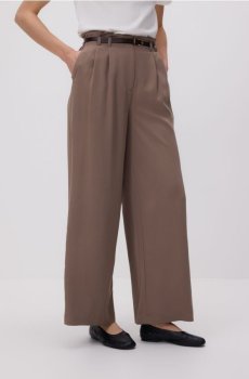 Reserved - Штани з додаванням віскози - бежевий - 357JZ-08X