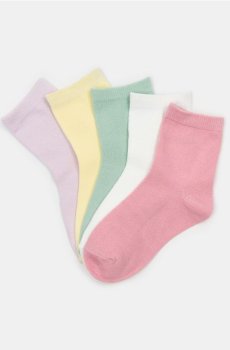 Однотонні шкарпетки – набір із 5 пар - Фіолетовий