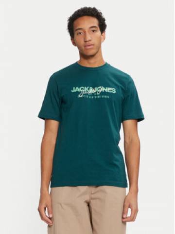Jack&Jones Футболка Alvis 12256803 Зелений Standard Fit Jack&Jones Футболка Alvis 12256803 Зелений Standard Fit