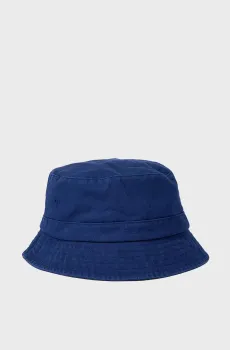 Мужская синяя панама SUNFADED COTTON TWILL BUCKET HAT Синий S-M Gant 9900273