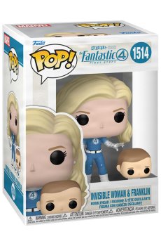Набор игровых фигурок Funko POP! серии Фантастическая 4: Первые шаги Невидимая женщина и Франклин, от 3 лет (83583)