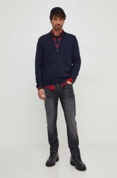 Шерстяной кардиган BOSS