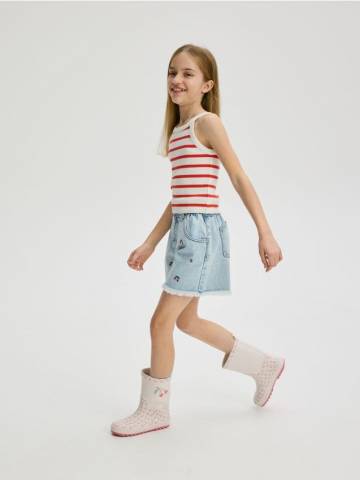 Reserved - GIRLS` WELLINGTONS - кремовий - 884DI-01X Reserved - GIRLS` WELLINGTONS - кремовий - 884DI-01X