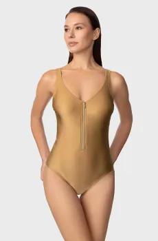 Женский золотистый купальник Золотой 42 MARC&ANDRE SP26-01