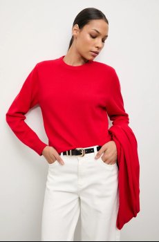 Cвитер из мериносовой шерсти с шарфом Answear.LAB