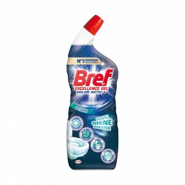 Гель для чистки туалета Bref Excellence Gel Color Activ+ Ocean, 700 мл Гель для чистки туалета Bref Excellence Gel Color Activ+ Ocean, 700 мл