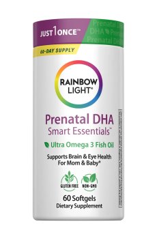 Рыбий жир для беременных Rainbow Light Prenatal DHA Omega-3 Fish Oil, 60 гелевых капсул