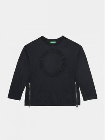 United Colors Of Benetton Блузка 34MLC10ES Чорний Regular Fit United Colors Of Benetton Блузка 34MLC10ES Чорний Regular Fit