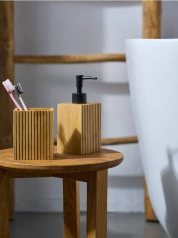 Дозатор для мила - бежевий