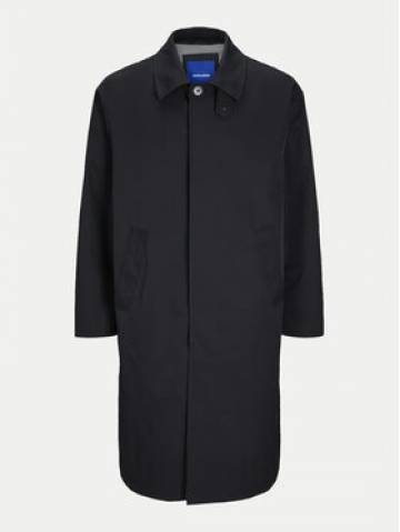 Jack&Jones Демісезонний плащ Pilo 12260472 Чорний Regular Fit Jack&Jones Демісезонний плащ Pilo 12260472 Чорний Regular Fit