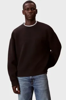 Мужской черный свитшот SPACER CREWNECK Черный XL Calvin Klein LV04RF276G