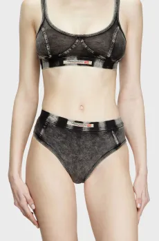 Женские черные трусики HIPSTER-DNM Черный XS Diesel A17541 0SHAN