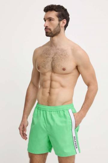 Купальные шорты Tommy Hilfiger цвет зелёный UM0UM03213 Купальные шорты Tommy Hilfiger цвет зелёный UM0UM03213
