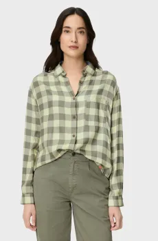 Женская рубашка в клетку Разноцветный XL Camel Active 309735-6S15-62