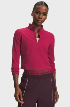Женская малиновая спортивная кофта Motion 1/2 Zip Малиновый L Under Armour 6013775-622