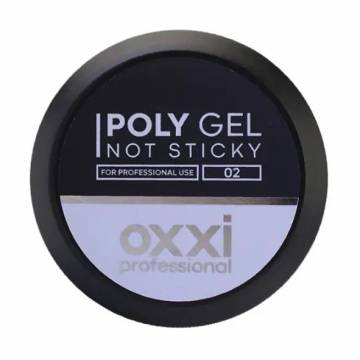 Полигель для ногтей Oxxi Professional Poly Gel Not Sticky 02, 30 мл Полигель для ногтей Oxxi Professional Poly Gel Not Sticky 02, 30 мл