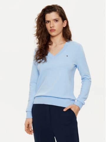 Tommy Hilfiger Светр WW0WW40098 Блакитний Regular Fit
